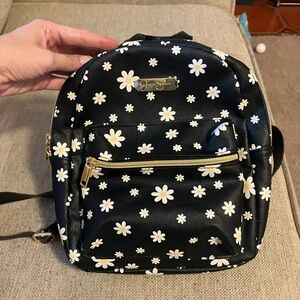Leather daisy Jessica Simpson backpack
